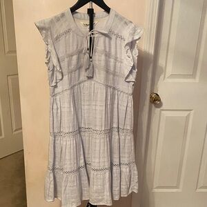 Tantrums Textured light blue dress